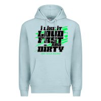 Blue Mist Dirt Modified Racing Apparel Sprint Car Dirt Track Racing Premium Hoodie - longCreatives