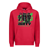 Cardinal Dirt Modified Racing Apparel Sprint Car Dirt Track Racing Premium Hoodie - longCreatives