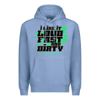 Colony Blue Dirt Modified Racing Apparel Sprint Car Dirt Track Racing Premium Hoodie - longCreatives