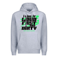 Heather Grey Dirt Modified Racing Apparel Sprint Car Dirt Track Racing Premium Hoodie - longCreatives