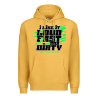 Mustard Dirt Modified Racing Apparel Sprint Car Dirt Track Racing Premium Hoodie - longCreatives