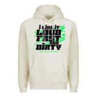 Oatmeal Heather Dirt Modified Racing Apparel Sprint Car Dirt Track Racing Premium Hoodie - longCreatives