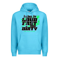 Ocean Blue Dirt Modified Racing Apparel Sprint Car Dirt Track Racing Premium Hoodie - longCreatives