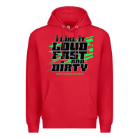 Red Dirt Modified Racing Apparel Sprint Car Dirt Track Racing Premium Hoodie - longCreatives