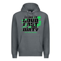 Rock Dirt Modified Racing Apparel Sprint Car Dirt Track Racing Premium Hoodie - longCreatives