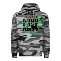 Slate Camo Dirt Modified Racing Apparel Sprint Car Dirt Track Racing Premium Hoodie - longCreatives