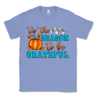 Colony Blue Tis' the Season To Be Grateful Classic Tee - Artiststas