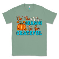 Sage Tis' the Season To Be Grateful Classic Tee - Artiststas
