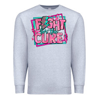 Heather Grey fight for the cure Premium Sweatshirt - AdoDesignShop
