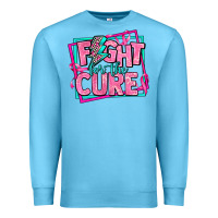 Ocean Blue fight for the cure Premium Sweatshirt - AdoDesignShop