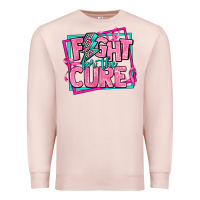 Pale Pink fight for the cure Premium Sweatshirt - AdoDesignShop