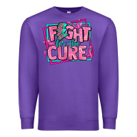 Purple fight for the cure Premium Sweatshirt - AdoDesignShop
