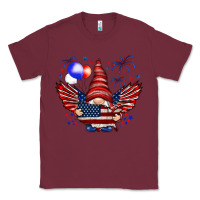 Burgundy Gnome with 4th Of July elements Classic Tee - HowdyJamesFarm