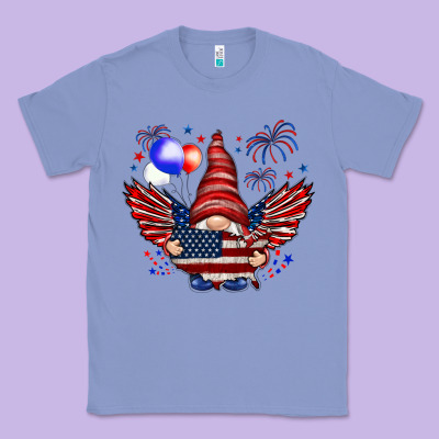 Gnome With 4th Of July Elements Classic Tee Designed By Howdyjamesfarm
