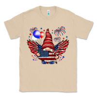 Mushroom Gnome with 4th Of July elements Classic Tee - HowdyJamesFarm