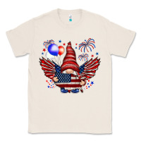 Natural Gnome with 4th Of July elements Classic Tee - HowdyJamesFarm