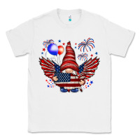 White Gnome with 4th Of July elements Classic Tee - HowdyJamesFarm