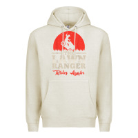 Oatmeal Heather the lawn ranger rides again shirt  cute lawn caretaker gift Premium Hoodie - longCreatives