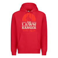 Red the lawn ranger rides again shirt  cute lawn caretaker gift Premium Hoodie - longCreatives