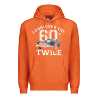 Carrot I Survived The Sixties Twice Classic Birthday Premium Hoodie - longCreatives