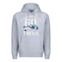 Heather Grey I Survived The Sixties Twice Classic Birthday Premium Hoodie - longCreatives