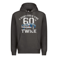 Smoke I Survived The Sixties Twice Classic Birthday Premium Hoodie - longCreatives