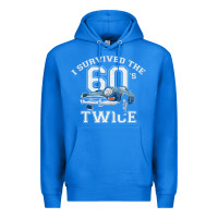 True Royal I Survived The Sixties Twice Classic Birthday Premium Hoodie - longCreatives