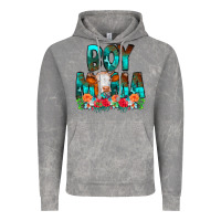 Cloud Rock Boy Mama Flowers Cow Vintage Hoodie - CowCowDesign