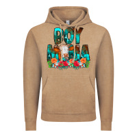 Vintage Coffee Boy Mama Flowers Cow Vintage Hoodie - CowCowDesign