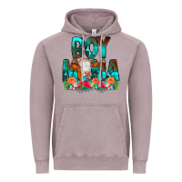 Vintage Zinc Boy Mama Flowers Cow Vintage Hoodie - CowCowDesign