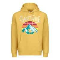Antique Gold Vintage Lake Tahoe Mountains Retro T Premium Hoodie - longCreatives
