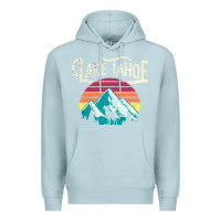 Blue Mist Vintage Lake Tahoe Mountains Retro T Premium Hoodie - longCreatives