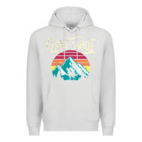 Dove Grey Vintage Lake Tahoe Mountains Retro T Premium Hoodie - longCreatives