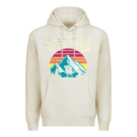 Oatmeal Heather Vintage Lake Tahoe Mountains Retro T Premium Hoodie - longCreatives