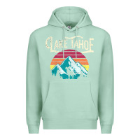 Seafoam Vintage Lake Tahoe Mountains Retro T Premium Hoodie - longCreatives