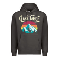 Smoke Vintage Lake Tahoe Mountains Retro T Premium Hoodie - longCreatives