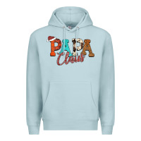 Blue Mist Papa Claus Premium Hoodie - CowhideDigitalArt