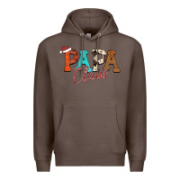 Coffee Papa Claus Premium Hoodie - CowhideDigitalArt