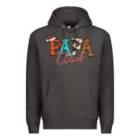 Smoke Papa Claus Premium Hoodie - CowhideDigitalArt