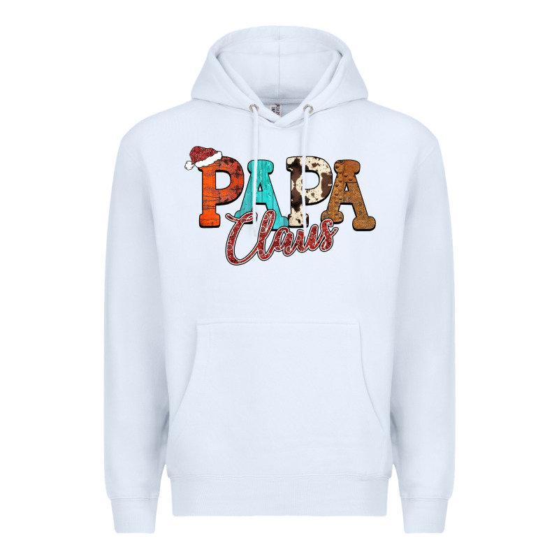Papa Claus Premium Hoodie by CowhideDigitalArt | Teevron