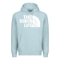 Blue Mist the sober life sobriety cool aa na anonymous t shirt gifts Premium Hoodie - longCreatives