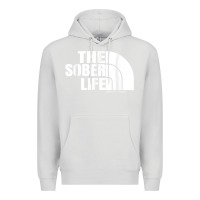 Dove Grey the sober life sobriety cool aa na anonymous t shirt gifts Premium Hoodie - longCreatives