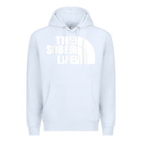 White the sober life sobriety cool aa na anonymous t shirt gifts Premium Hoodie - longCreatives