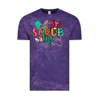 Cloud Purple Scrub life Vintage Tee - CowGirlArtShop