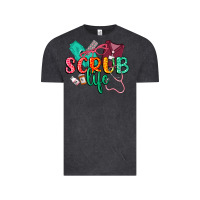 Vintage Black Scrub life Vintage Tee - CowGirlArtShop