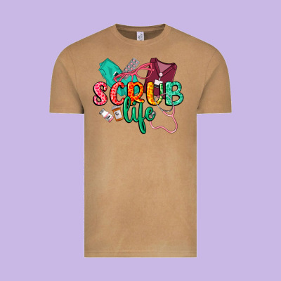 Scrub Life Vintage Tee Designed By Cowgirlartshop
