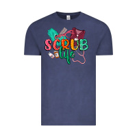 Vintage Denim Scrub life Vintage Tee - CowGirlArtShop