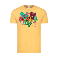 Vintage Mustard Scrub life Vintage Tee - CowGirlArtShop