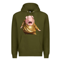 Army Green Sing Gunter Premium Hoodie - longCreatives