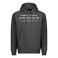 Charcoal Heather Domestic Violence Advocate Premium Hoodie - longCreatives